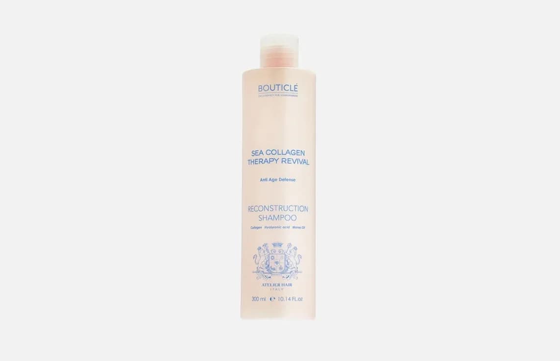 Bouticle Sea Collagen Therapy Revival Reconstruction Shampoo объём 300 мл
